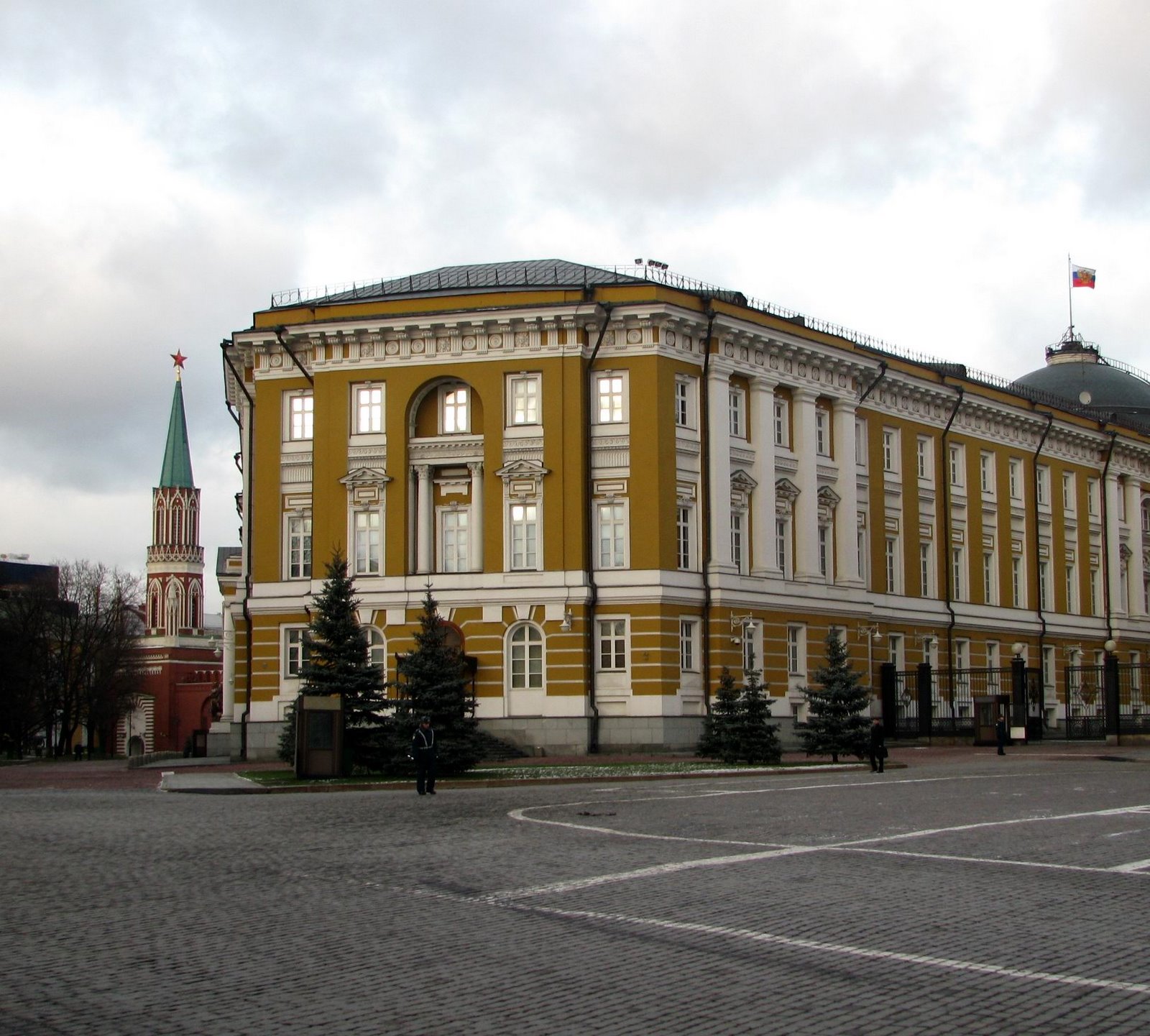 Kremlin à Moscou : immeuble où sont les bureaux du président