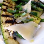 Courgettes grillées au parmesan