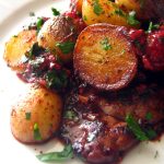 Foie de veau aux framboises