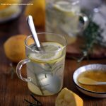 Infusion miel, citron et romarin
