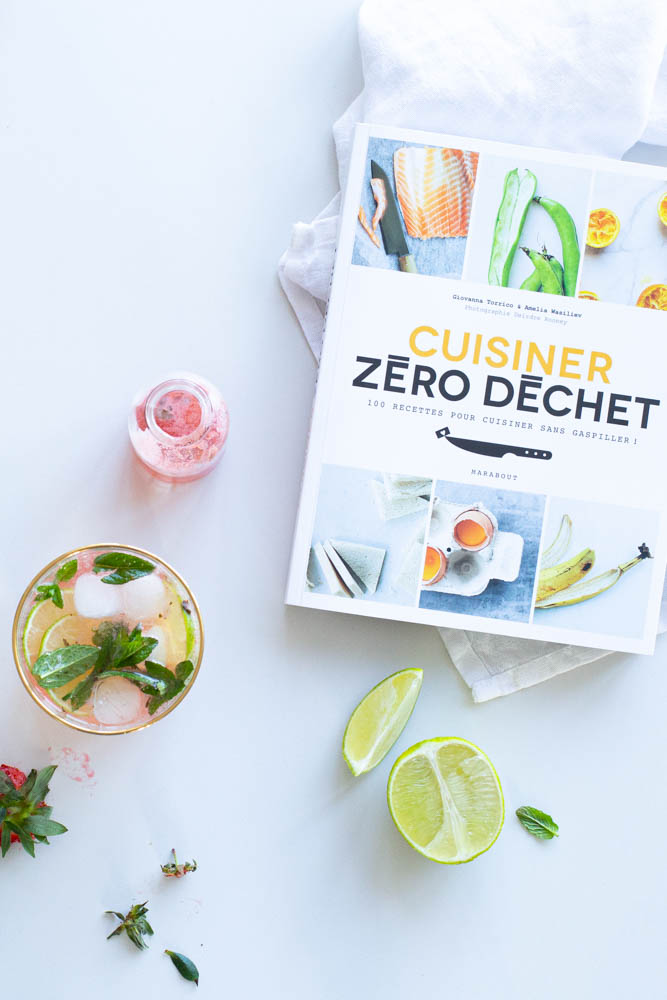 Livre Zéro déchet, 100 recettes pour cuisiner sans gaspiller. Editions Marabout. 