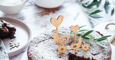 Torta Caprese gâteau italien au chocolat et aux amandes sans gluten
