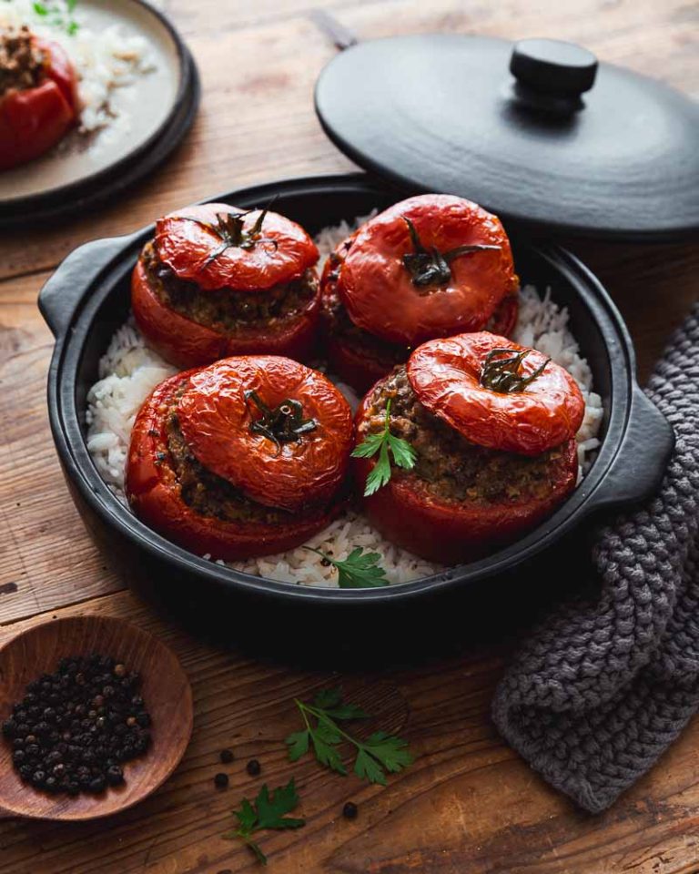 tomates farcies plat IG bas