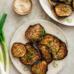 Aubergines sauce miso à l'Air Fryer