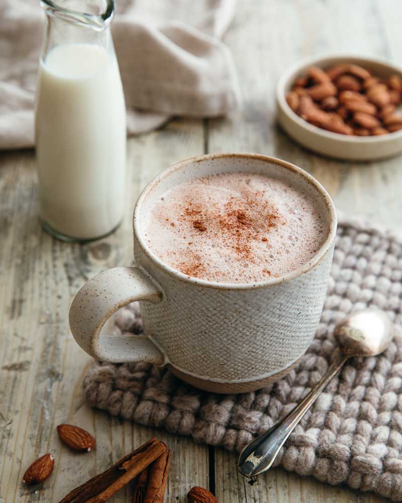 Chocolat végétal à la cannelle sans sucre