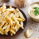 Frites de celeri rave à l'Air fryer et mayonnaise à la truffe