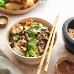 Boeuf bo-bun au boeuf et aux nems comme au Vietnam