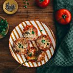 Tomates rôties air fryer au pecorino
