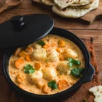 Curry de Saint-Jacques aux lentilles et lait de coco