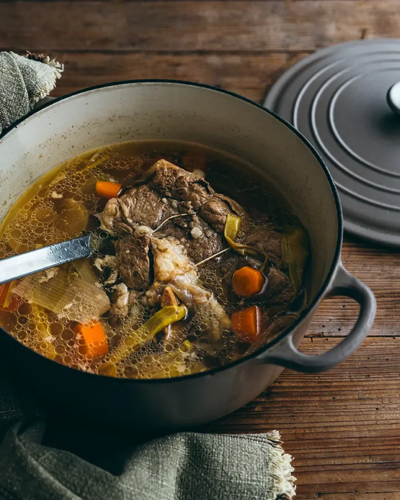 Bouillon de légumes maison