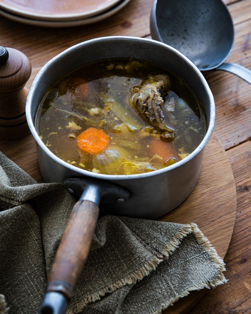 Recette de bouillon d'os maison