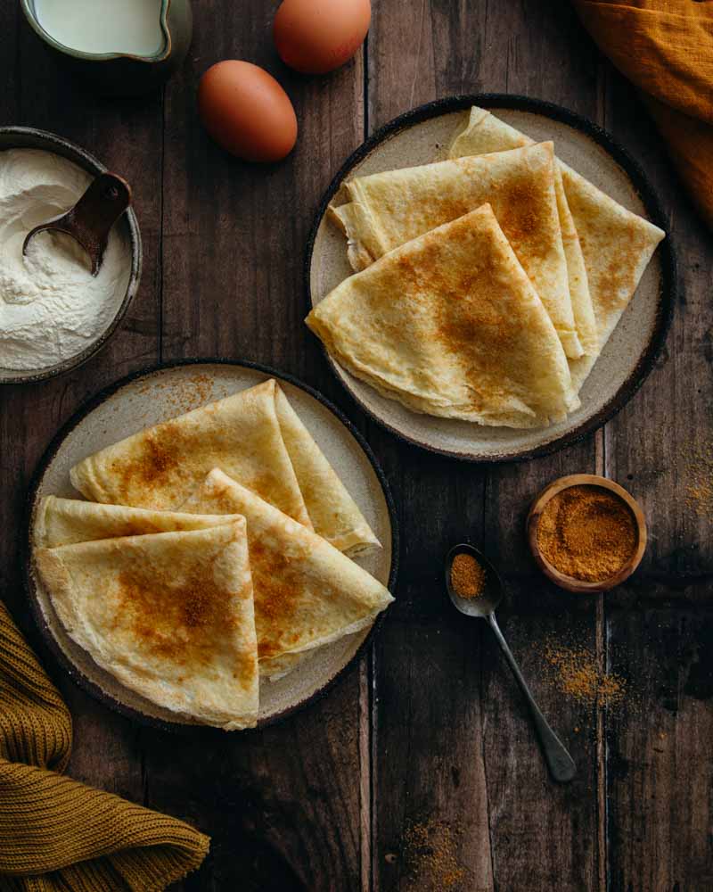 Pâte à crêpes sans repos
